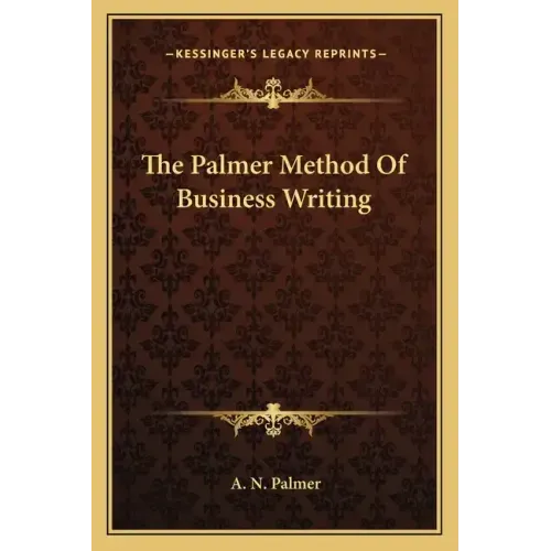 The Palmer Method of Business Writing
