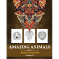 Amazing Animals Grown-ups Coloring Book: Stress Relieving Designs Animals for Grown-ups (Volume 10)