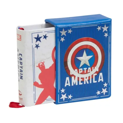Marvel Comics: Captain America (Tiny Book): Inspirational Quotes from the First Avenger (Fits in the Palm of Your Hand, Stocking Stuffer, Novelty Geek