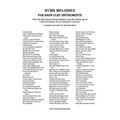 Hymn Melodies for Bass Clef Instruments