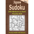 Jigsaw Sudoku Puzzle Book for Adults: 200 Medium to Hard Puzzles 9x9 (Volume 2)