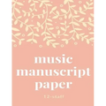Music manuscript book