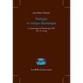 Poetique Et Critique Dramatique