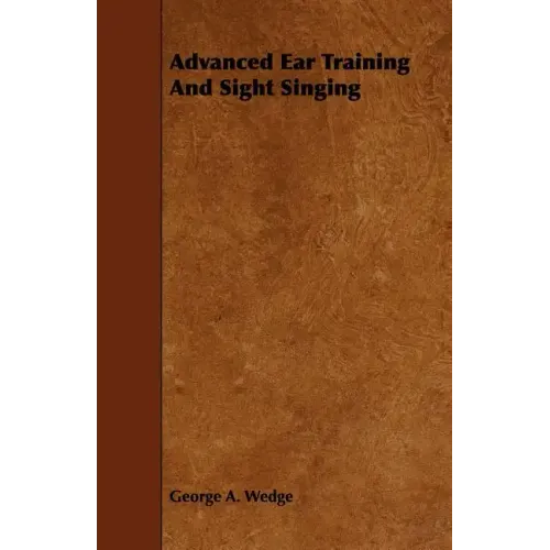 Advanced Ear Training And Sight Singing