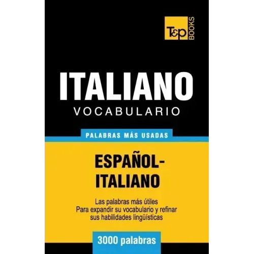 Vocabulario español-italiano - 3000 palabras más usadas