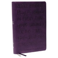 KJV Holy Bible: Large Print with 53,000 Cross References, Purple Leathersoft, Red Letter, Comfort Print (Thumb Indexed): King James Version (Verse Art