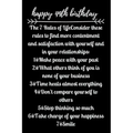 happy49th birthday The 7 Rules of Life