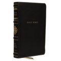 Kjv, Sovereign Collection Bible, Personal Size, Genuine Leather, Black, Thumb Indexed, Red Letter Edition, Comfort Print: Holy Bible, King James Versi