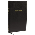 KJV, Thinline Reference Bible, Bonded Leather, Black, Red Letter Edition
