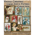 Vintage Christmas Cross Stitch Pattern Collection: Black & White Charts
