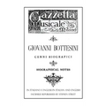 Giovanni Bottesini Cenni Biografici/Biographical Notes