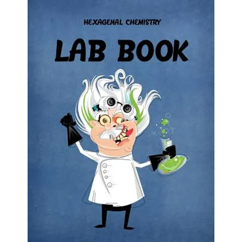 Hexagonal Chemistry Lab Book: 8.5 X 11 Chemistry School Graph Paper Science Teacher on Black