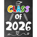Class of 2026: Funny Back To School notebook, Gift For Girls and Boys,109 College Ruled Line Paper, Cute School Notebook, School Composition Notebooks