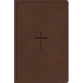 CSB Giant Print Reference Bible, Brown Leathertouch, Indexed