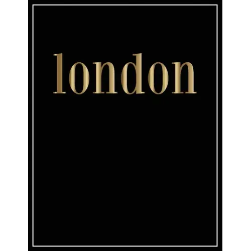 London: Gold and Black Decorative Book - Perfect for Coffee Tables, End Tables, Bookshelves, Interior Design & Home Staging Ad