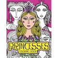 Pretty Princesses Coloring Book: 24 Unique and detailed illustrations of girl faces for you to color. Relax and enjoy coloring!