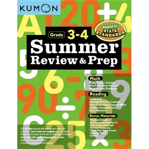 Kumon Summer Review and Prep 3-4
