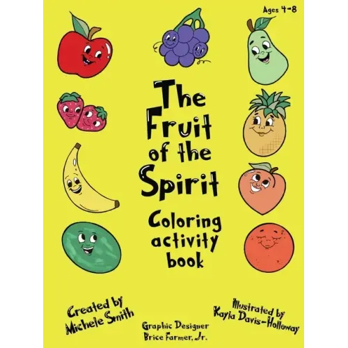 The Fruit of the Spirit coloring activity book