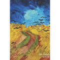 Van Gogh Schrift: Korenveld met Kraaien Trendy & Hip Notitieboek Ideaal Voor School, Studie, Recepten of Wachtwoorden