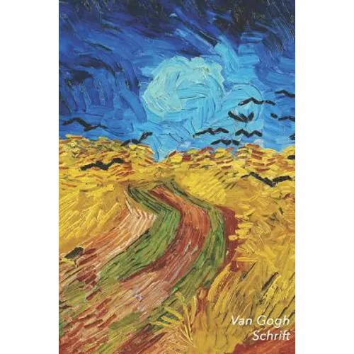 Van Gogh Schrift: Korenveld met Kraaien Trendy & Hip Notitieboek Ideaal Voor School, Studie, Recepten of Wachtwoorden