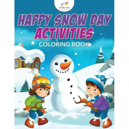 Happy Snow Day Activities Coloring Book