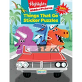 Things That Go Sticker Puzzles: Transportation Activity Book of Cars, Trucks, Planes and More, Hidden Pictures Puzzles with 280 Stickers for Kids 3 an