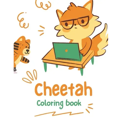 Cheetah Coloring Book