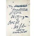 The Annotated Prison Writings of Oscar Wilde