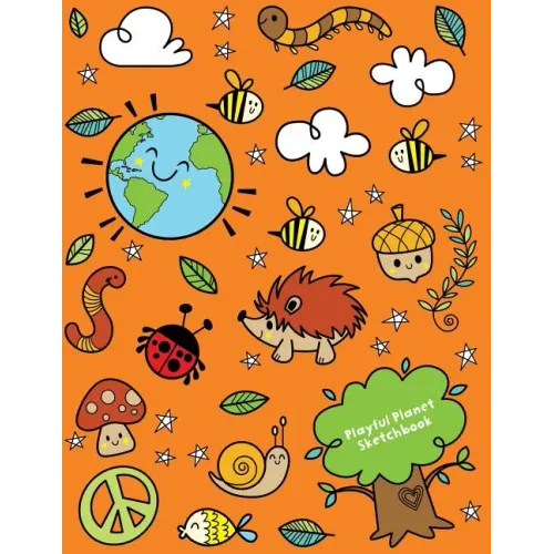 Playful Planet Sketchbook: Jumbo Drawing Pad For Sketching, Doodling And Coloring
