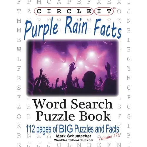 Circle It, Purple Rain Facts, Word Search, Puzzle Book