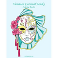 Venetian Carnival Masks Coloring, Book 1