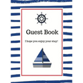 Nautical Guest Book Hardcover