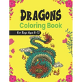 DRAGONS Coloring Book For Boys Ages 8-12: Cool Fantasy Dragons Design and Patterns Mythical & Magical Creatures to Color for Children (Lovely gifts)