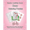 Senior Activity Book: Easy Relaxing Puzzles includes Spot the Odd One Out, Mazes, Word Searches, Sudoku, Dot tot Dots, and Coloring Page for