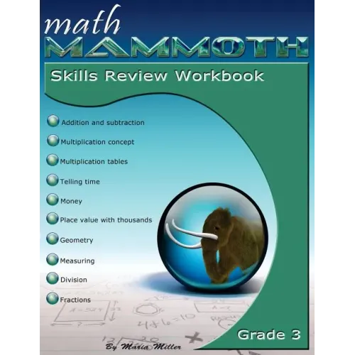 Math Mammoth Grade 3 Skills Review Workbook