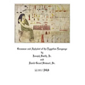 Grammar and Alphabet of the Egyptian Language
