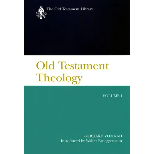 Old Testament Theology, Volume I: A Commentary