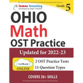 Ohio State Test Prep: 5th Grade Math Practice Workbook and Full-length Online Assessments: OST Study Guide