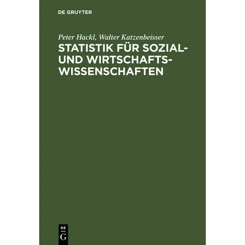 Statistik für Sozial- und Wirtschaftswissenschaften