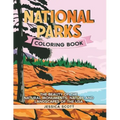 National Parks Coloring Book: The Beauty of the Natural Monuments, Nature and Landscapes of the USA
