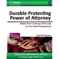 Durable Protecting Power of Attorney: Fillable Power of Attorney (POA Only) For Your Estate Planning Needs
