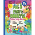 JahamaKidz PreK Early Concepts Coloring Book: 100 pages Great For Kindergarten Homeschool and Prek Homeschooling Early Learning VPK Coloring Book Pres