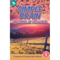 Simple Brain Puzzle Kings Vol 1: Crossword Puzzles Hard Edition