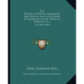 The Record of Births, Marriages and Deaths, and Intentions of Marriage in the Town of Dedham, V1-2: 1635-1845 (1886)