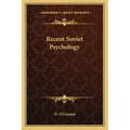Recent Soviet Psychology