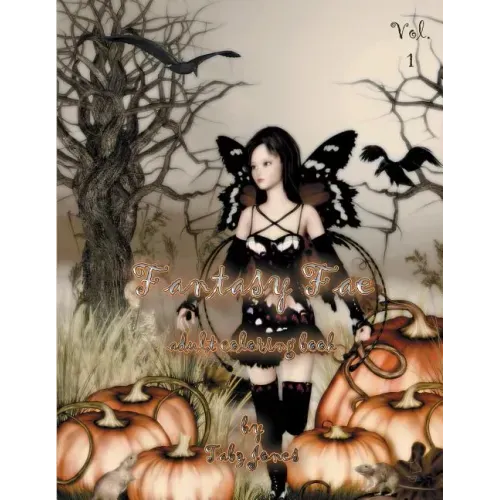Fantasy Fae Adult Coloring Book