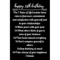 happy55th birthday The 7 Rules of Life