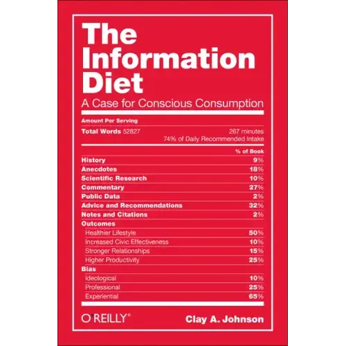 The Information Diet: A Case for Conscious Comsumption