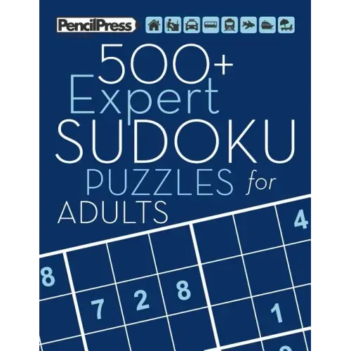 500+ Expert Sudoku Puzzles for Adults: Sudoku Puzzle Books Expert (with answers