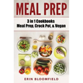 3 in 1 Cookbooks: Meal Prep, Crockpot, & Vegan